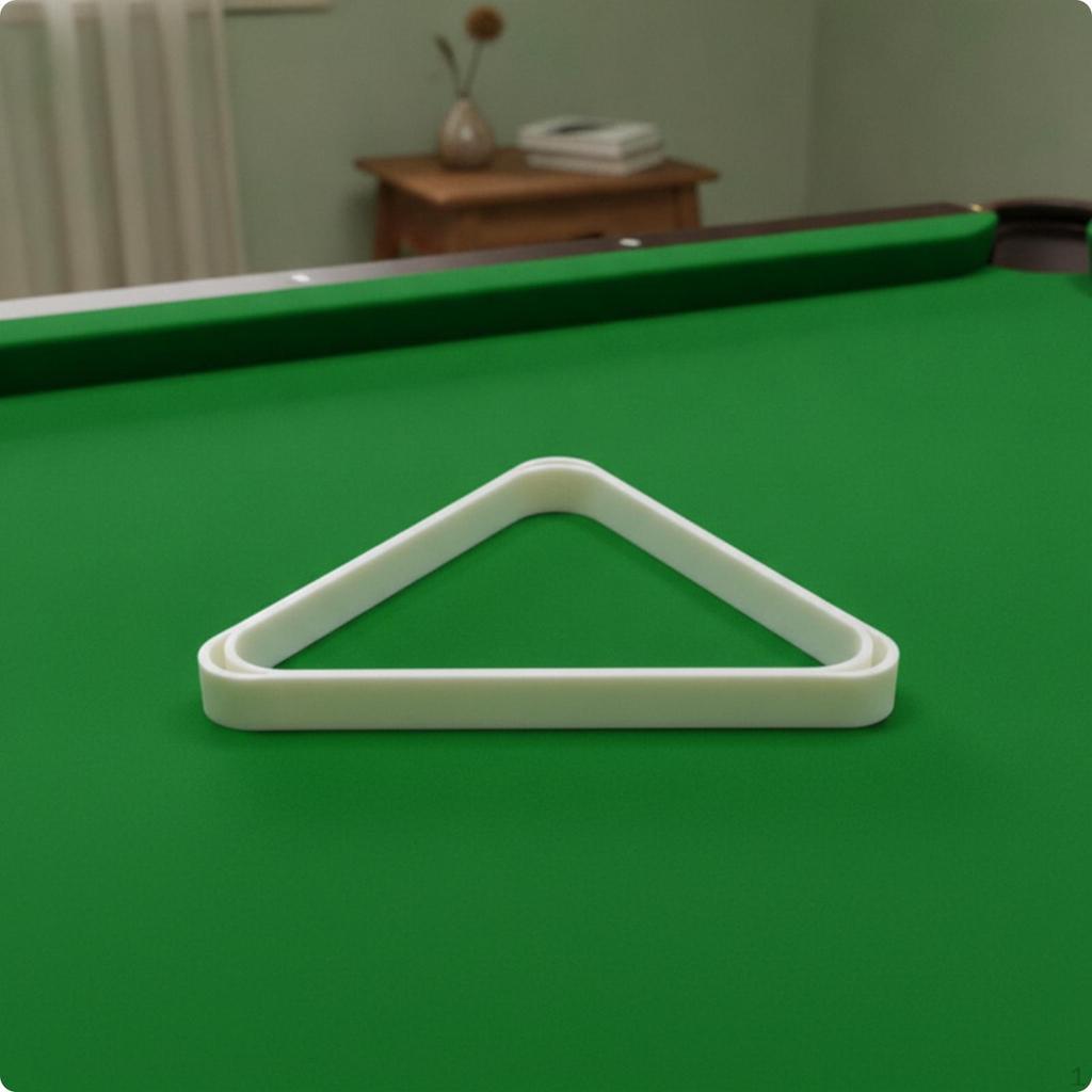 Smooth Ball Triangle | Heavy-Duty Construction, Billiard Rack Frame,