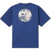 Stone Island Logo Print Crew Neck Short Sleeve T-Shirt Men Tops Blue K1S1521002RCS0153-V0028