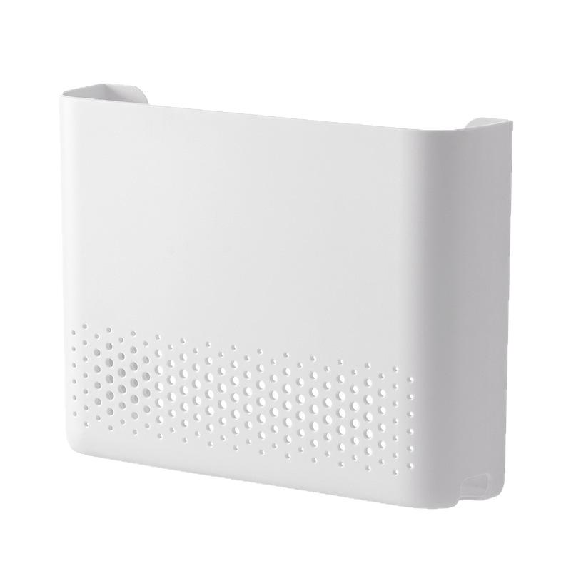 Punch-Free Wall-Mounted WiFi Router Storage Shelf for Living Room