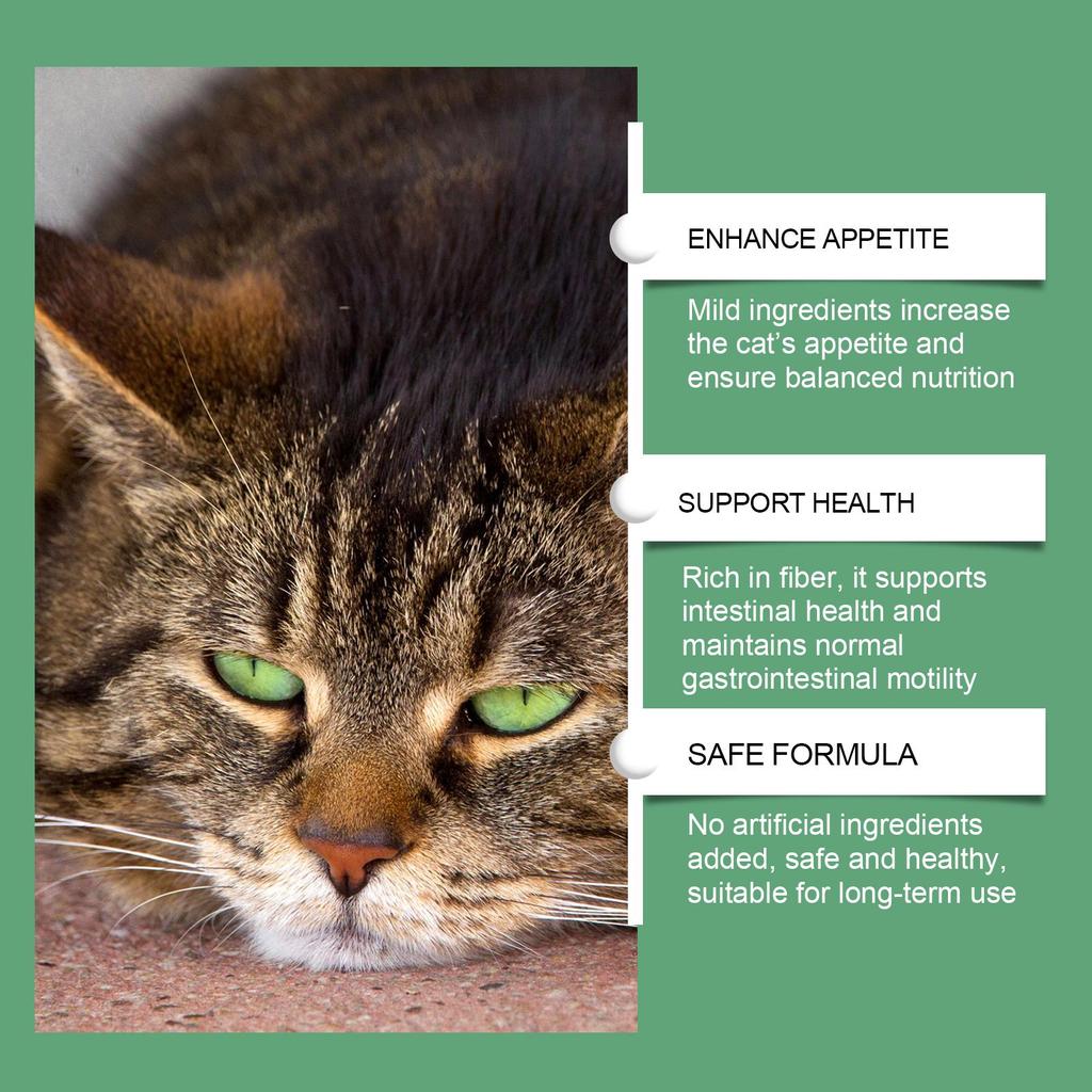 YEGBONG Cat Grass Tablets (80 Tables) - Improves Gastrointestinal Function and Protects Pet Health with Dietary Fiber.