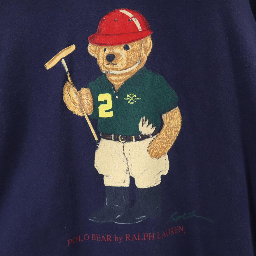 Polo by Ralph Lauren 90s Polo Bear Old Polo Bear Long Sleeve Sweatshirts Men's Used