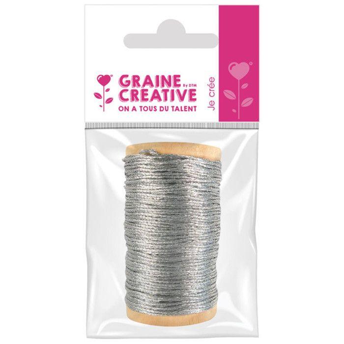 Fil brillant 20 m - argenté