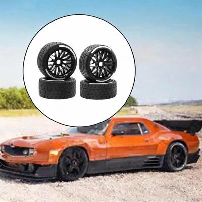 4 Parts 1: 7 Skala RC Car Tire Spare Modification High -performance Set On Road for
