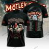 Vintage Motley Crue Album  3d Print T-shirt Men Women Fashion Street Plus size Sport Hip Hop Short Sleeve Tops Tees Kids