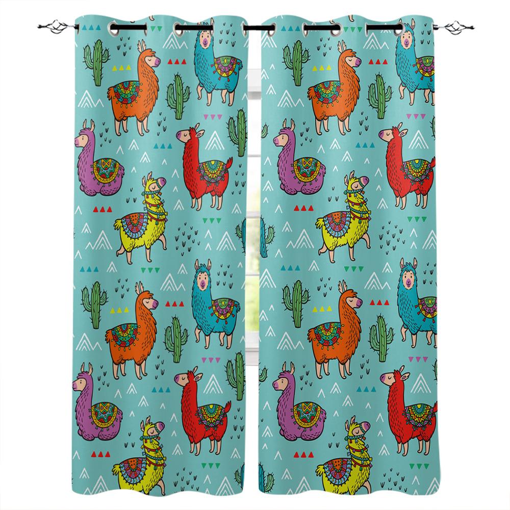 Растение Зеленый Кактус Геометрические Полосы Роскошные Домашние Шторы Товары для дома — фото 11