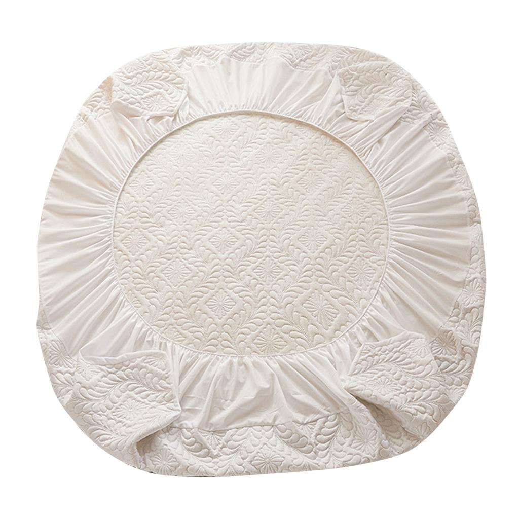 Mattress Cover Water Resistant Soft Dust Prevention Brushed Fabric Mattress Protector for Home Hotel 180x200cm