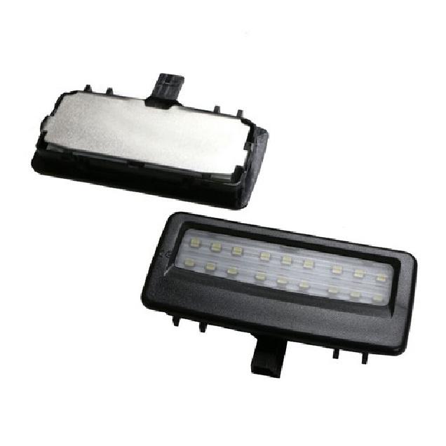 Black Finish OE-Fit 3W LED Sun Visor Vanity Mirror Lights For BMW 5 7 Series