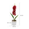 Hyacinth Plant Simulation Pot With Plastic And Silk Material For Home Wedding And Photography Uses