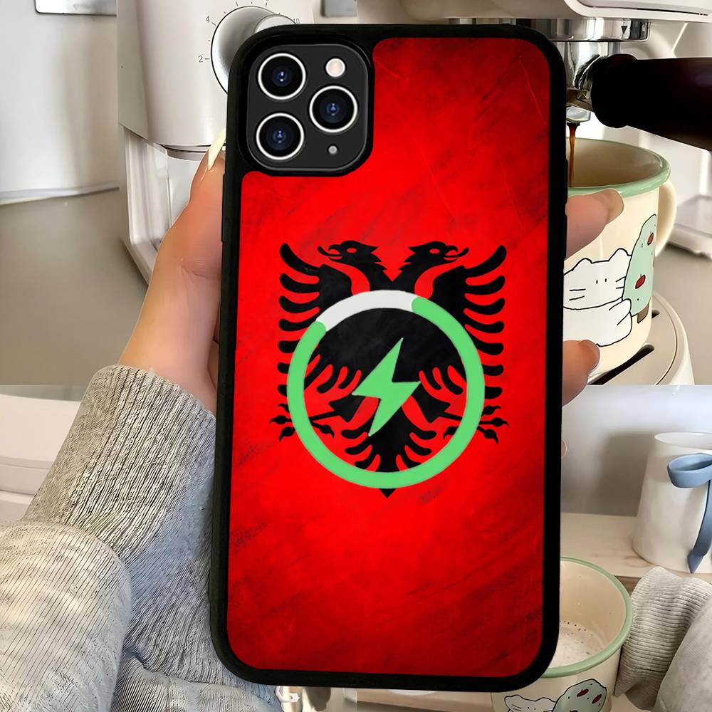 Albania Flag Eagle Logo For Magsafe Magnetic Phone Case For IPhone 17 16 Pro Max 15 Plus 14 13 12 11 Cover