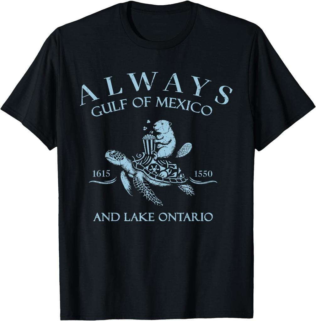 Always Lake Ontario And The Gulf Of Mexico Turtle T-Shirt