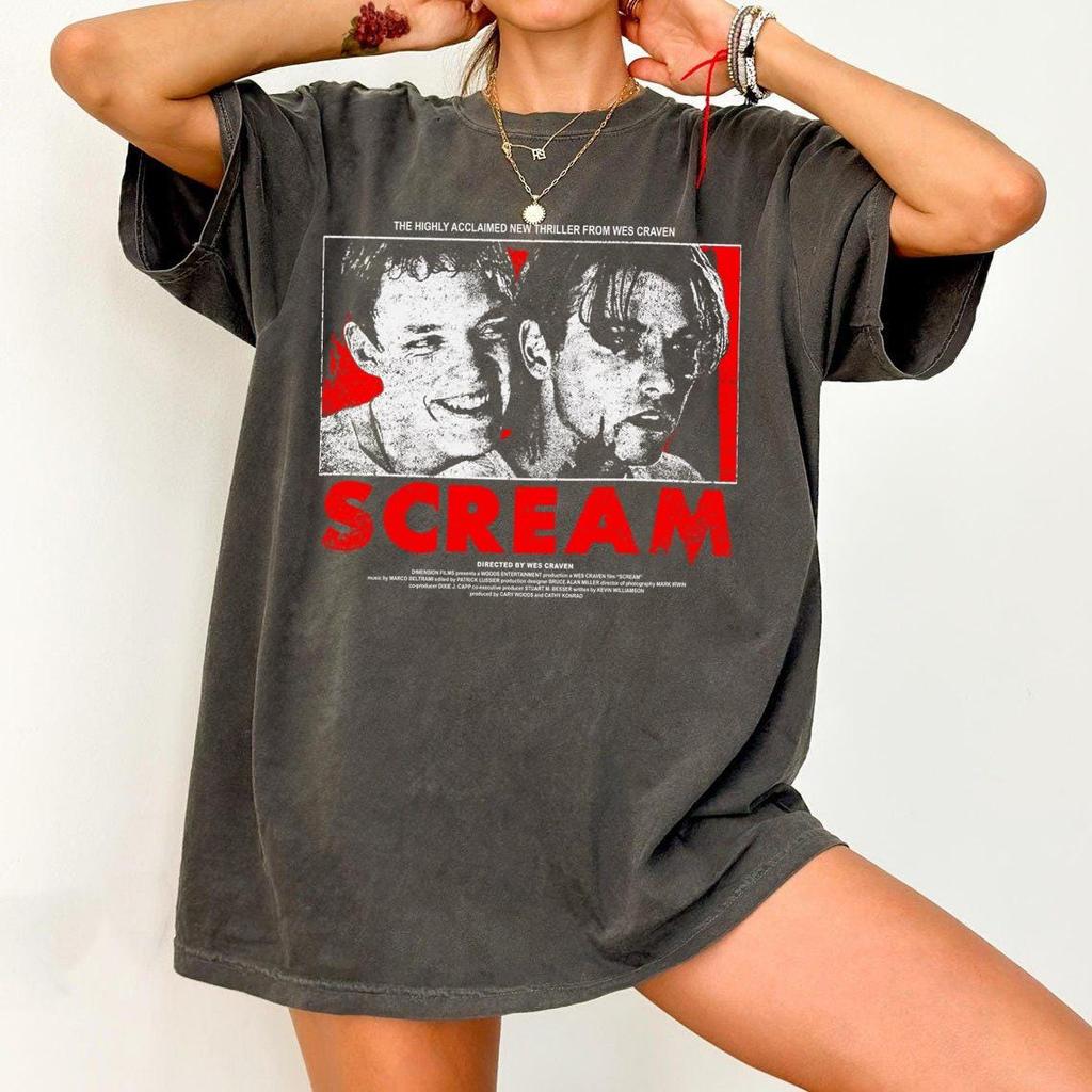 Scream 7 30th Anniversary Kill Tour Shirt, Scream 7 Film Merch, Retro Ghostface T-Shirt, 30 Jahre Scream Geschenk