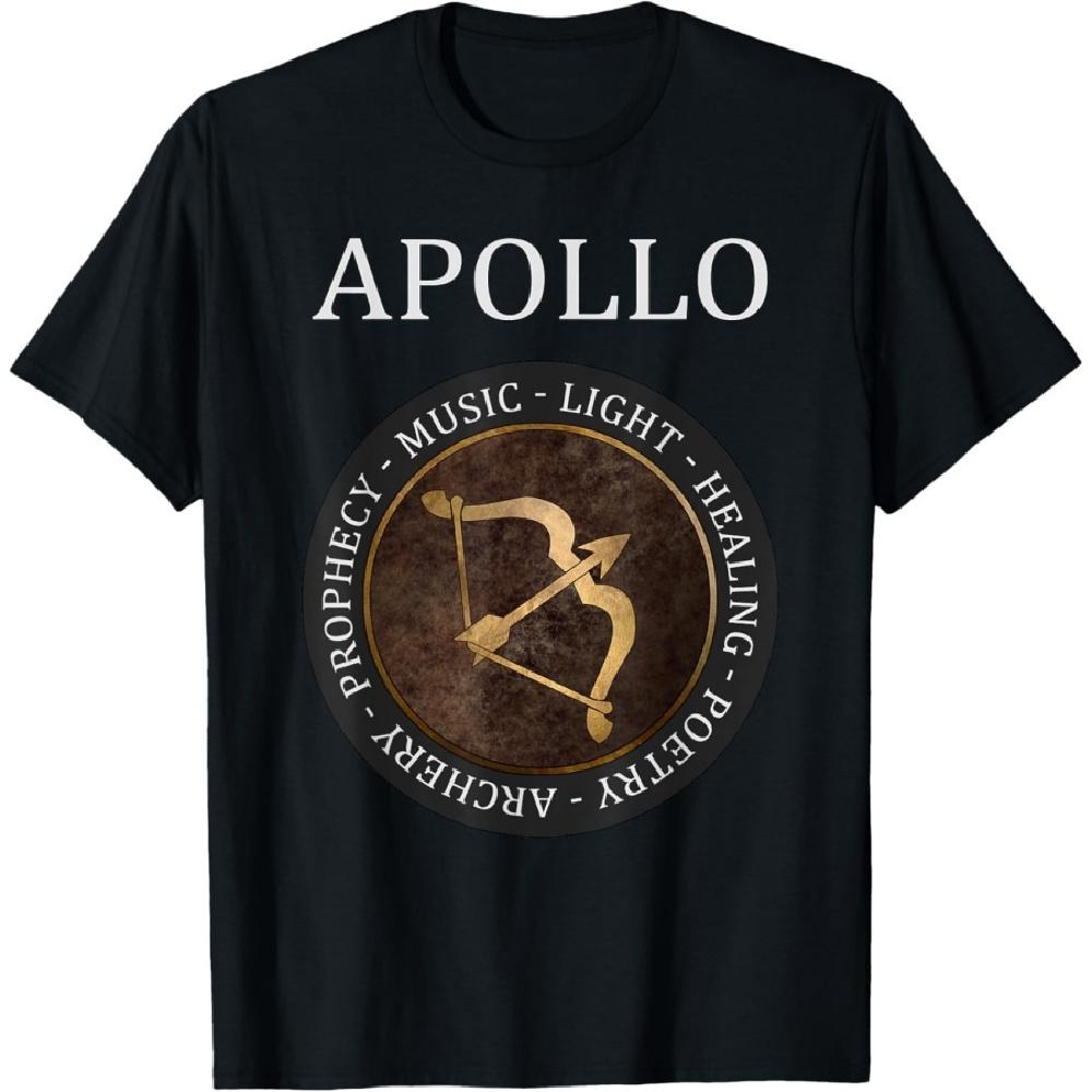

Apollo Ancient Greek God Bow of Apollo Symbol T-Shirt S