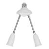 E27 Lamp White Base Adjustable Rotary LED Light Bulb Socket Holder Adapter Converter Easy To Use for Home Hotel