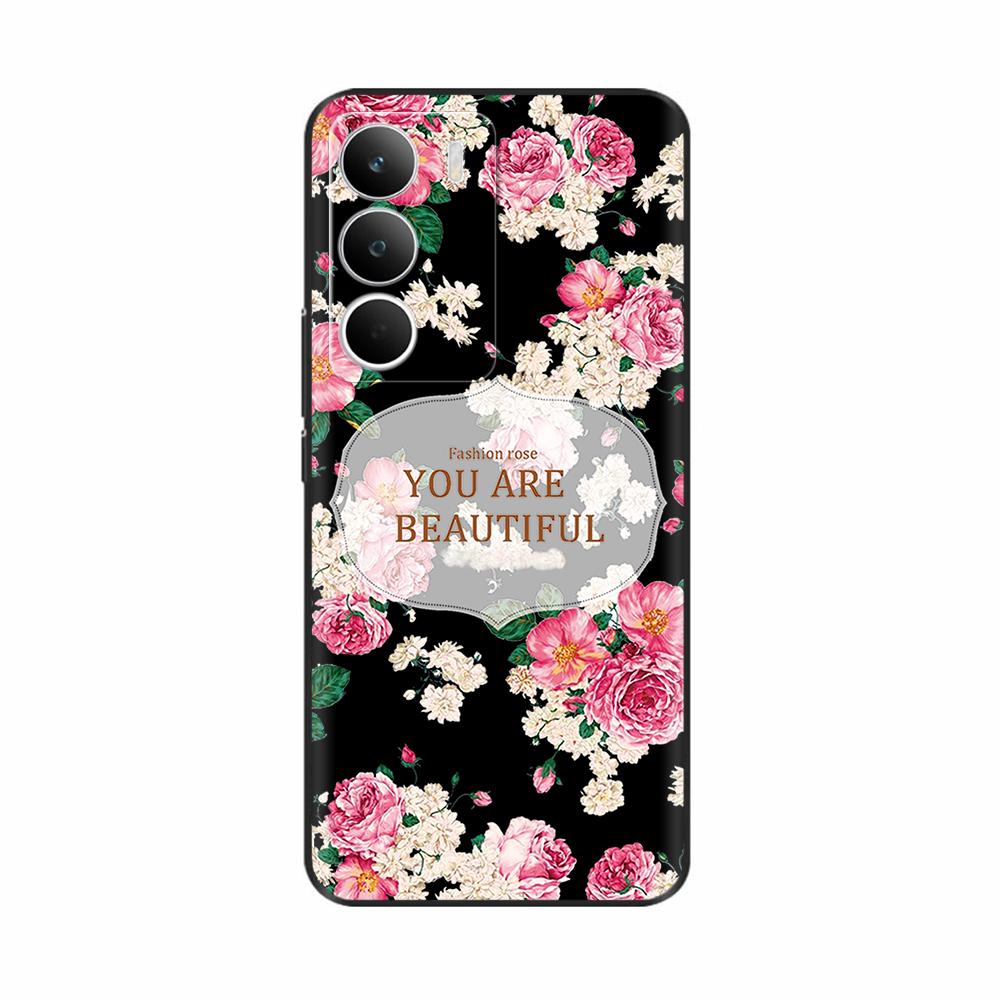 For Realmel C71 Case Cartoon Flower Painted Silicone Soft TPU Phone Cases For Oppo Realme C71 C 71 Case realmeC71 Cover Fundas