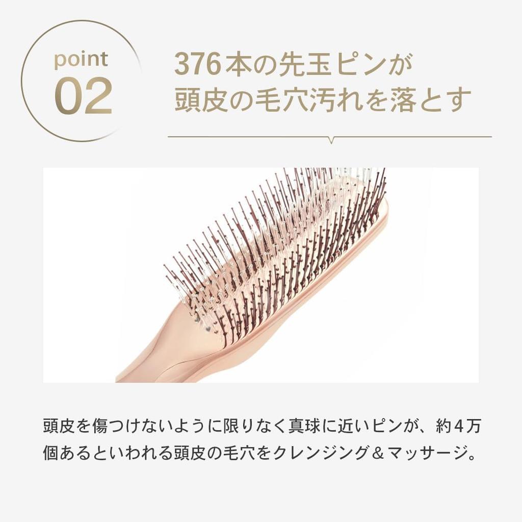 Store S HEART S Scalp Brush World Model Long Pink Gold Shampoo Brush Hair Brush Hair Care Scalp Care Lift Care Gift Present S HEART S Official Beauty