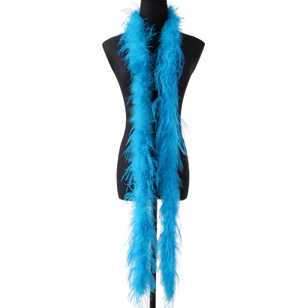 1Ply Ostrich Feather Boa 13-15CM Long Feathers Trims for Crafts Party Dress Sewing Decoration Plumas Ribbon 2 Meters Multicolor