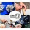 5/10/25/50/100pcs Hex Flange Nuts M3 M4 M5 M6 M8 M10 Black and White Zinc Plated Carbon Steel Metric Hex Nuts