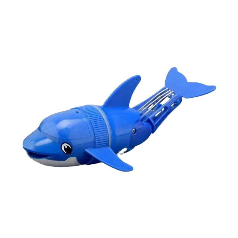 Giocattolo Delfino Elettrico a Cartoni Animati Pesce Giocattolo per Giocare in Acqua Giocattoli Rotanti Pesce Elettrico Oscillante Giocattoli da Bagno per Bambini Agisce Come Veri Pesci Robot