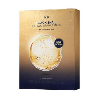[Dr.G] Schwarze Schnecke Retinol Faltenmaske 5er Pack