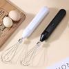 Portable Handheld Electric Egg Whisk Effortless Cordless Coffee Milk Frother Rechargeable Egg Beater Cafe