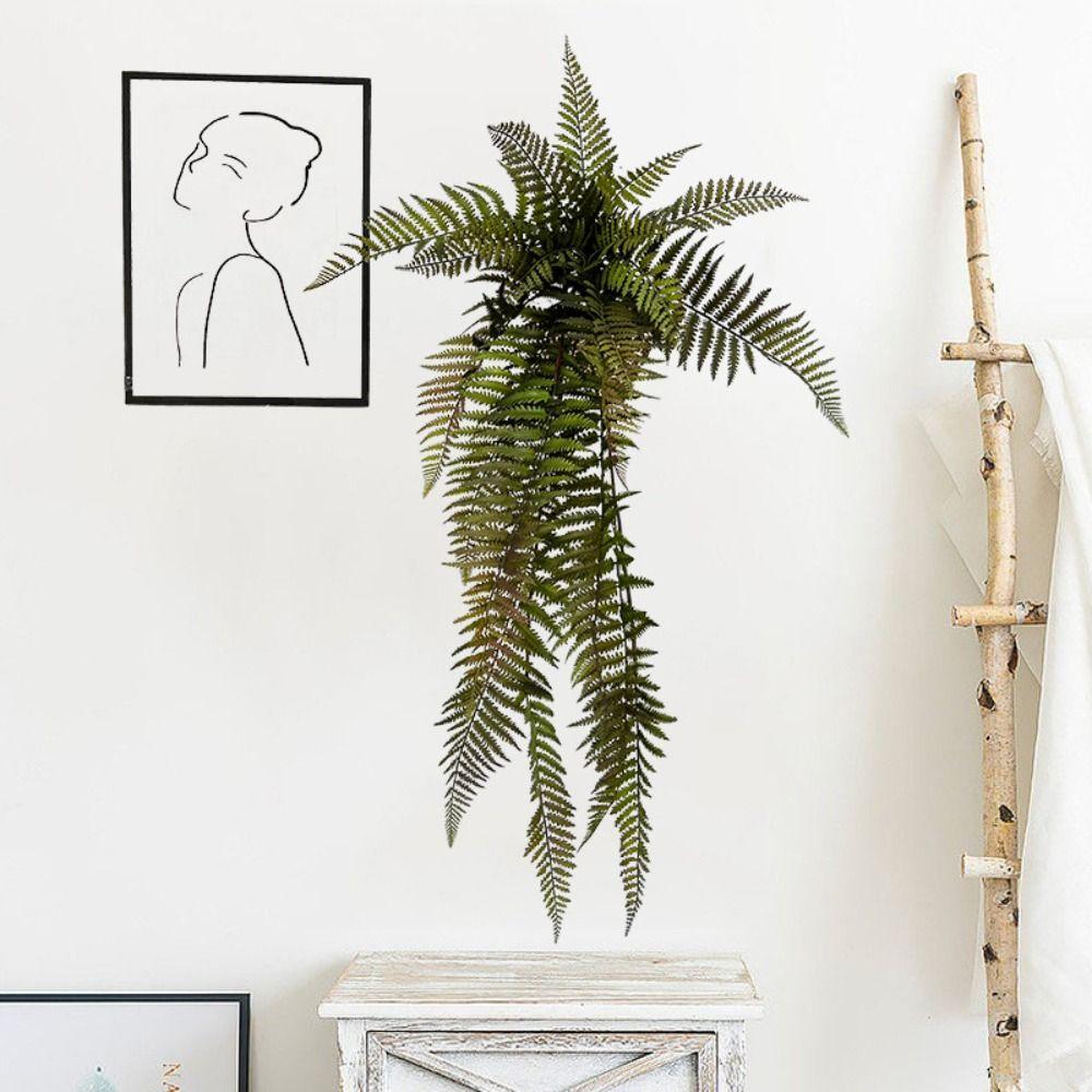 Tropical Plants Artificial Persian Leaf Artificial Boston Fern Plants Balcony Decoration