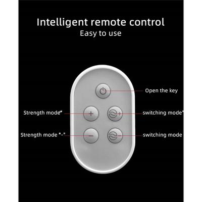Electric Lumbar Massager Belt with Vibration & Tapping for Back Relaxation Rechargeable Percussion Massage with Remote Control