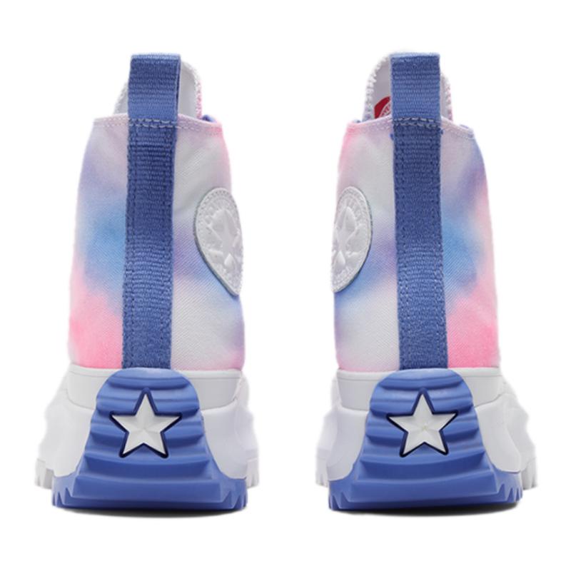 Converse Run Star Hike Comfortable & Versatile High Top Canvas Shoes Women's Blue Pink