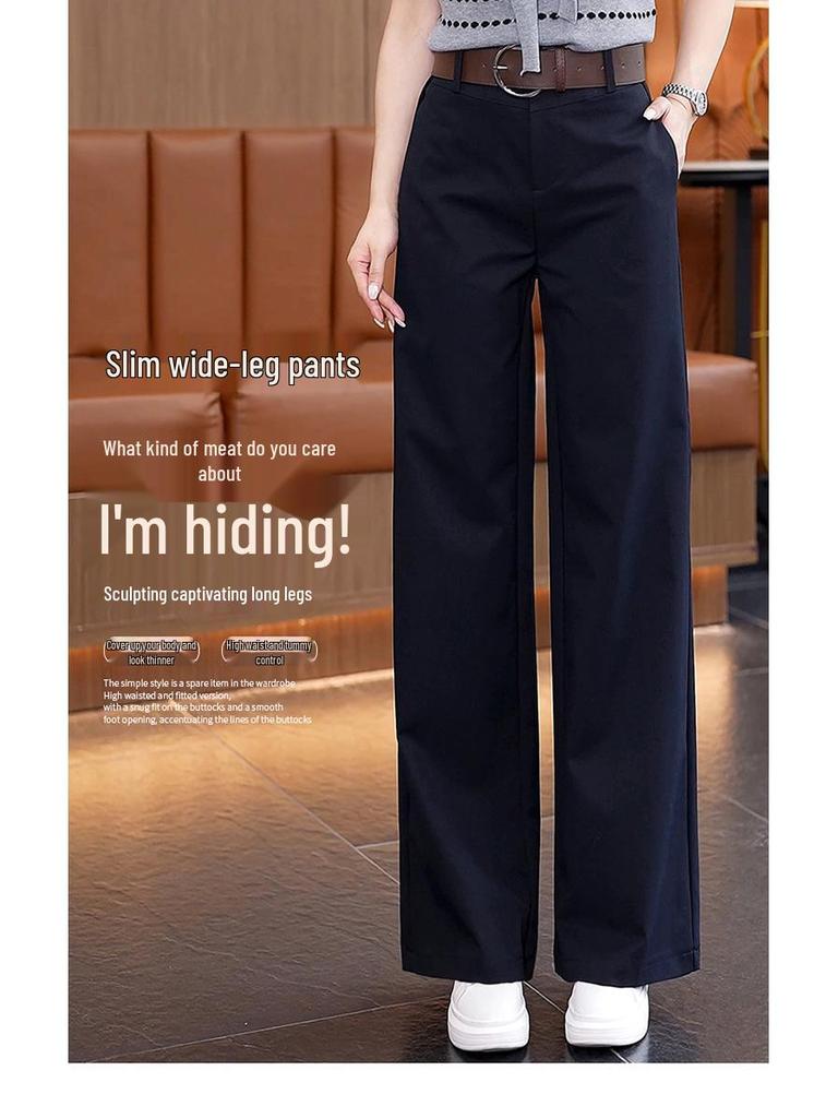 Women's 2025 Slimming Straight Loose Suit Pants - Spring/Autumn Fashion