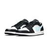 Jordan Air Jordan 1 Tiffany AJ Abrasion Resistant Low top Vintage Basketball Shoes Unisex Black Green 553558-040(Team855-)