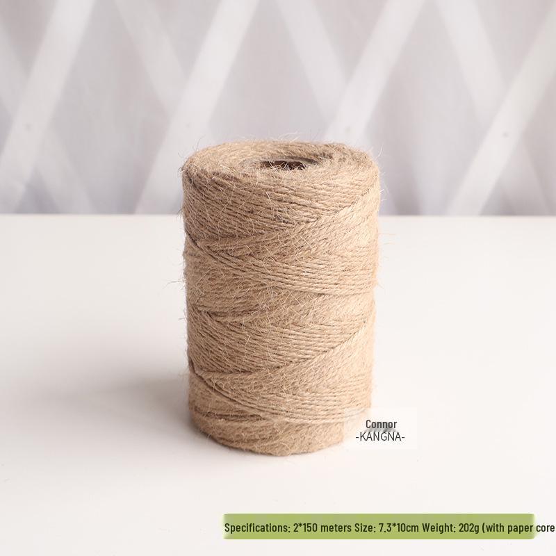 Retro DIY Jute Seil: Dekorative Beleuchtung, Etikettenbindung & Weben