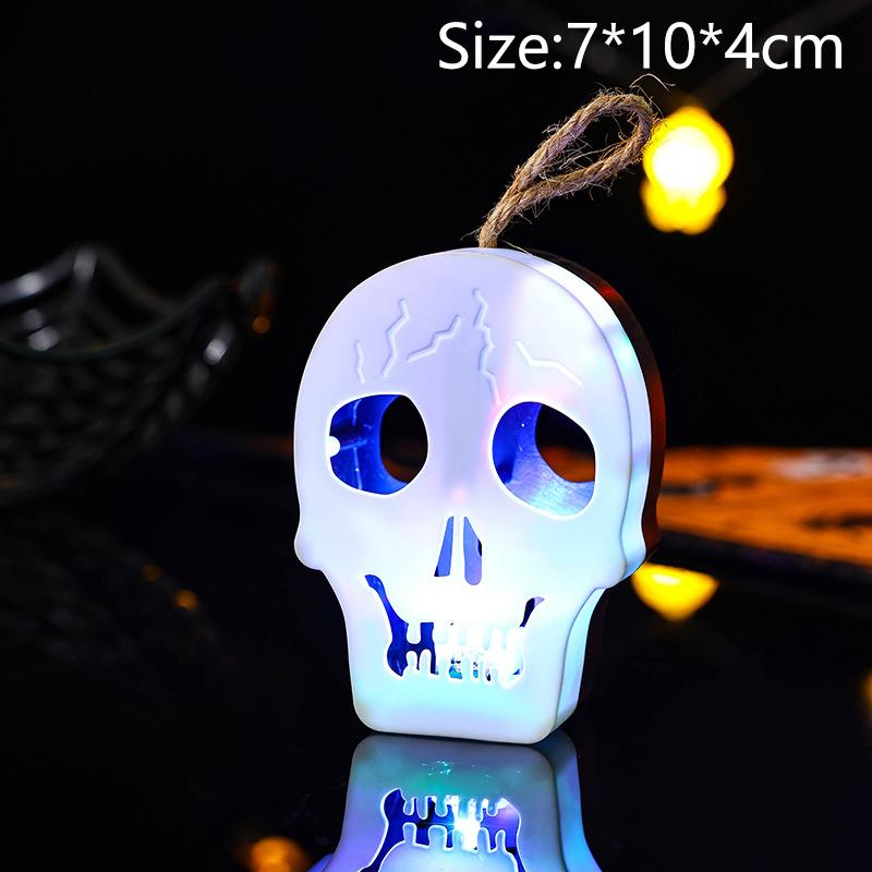 Creative Halloween Pumpkin LED Night Light Haunted House Horror Props Halloween Party Home Indoor Decoration Supplies Gifts