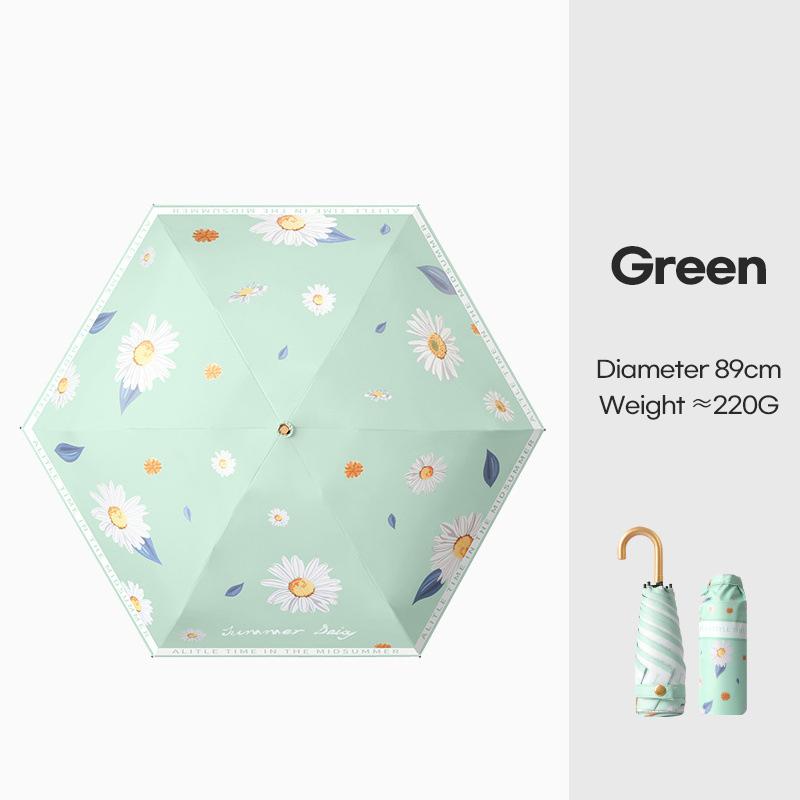 Мини-складной зонт для женщин — фото 8