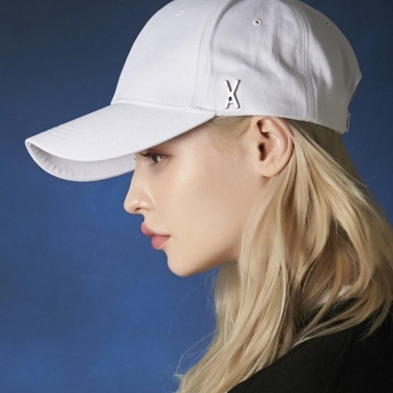 

VARZAR Stud Logo Overfit Ball Cap White FREE
