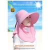 Women's UV Protection Hat, Tea-picking Hat, Summer Sun Hat, Cycling Face Mask, Face-covering Sun Hat, Versatile Cool Hat