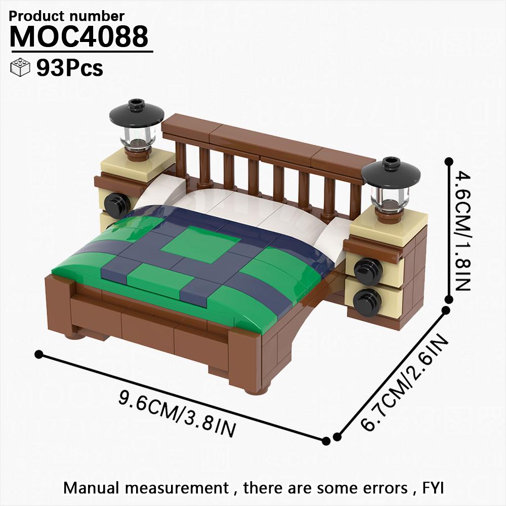 

Серия Город Строительные блоки Детская игрушка Мебель для гостиной и спальни Диван Журнальный столик Прикроватная тумбочка Модель ребенка Для детей Подарок MOC DIY