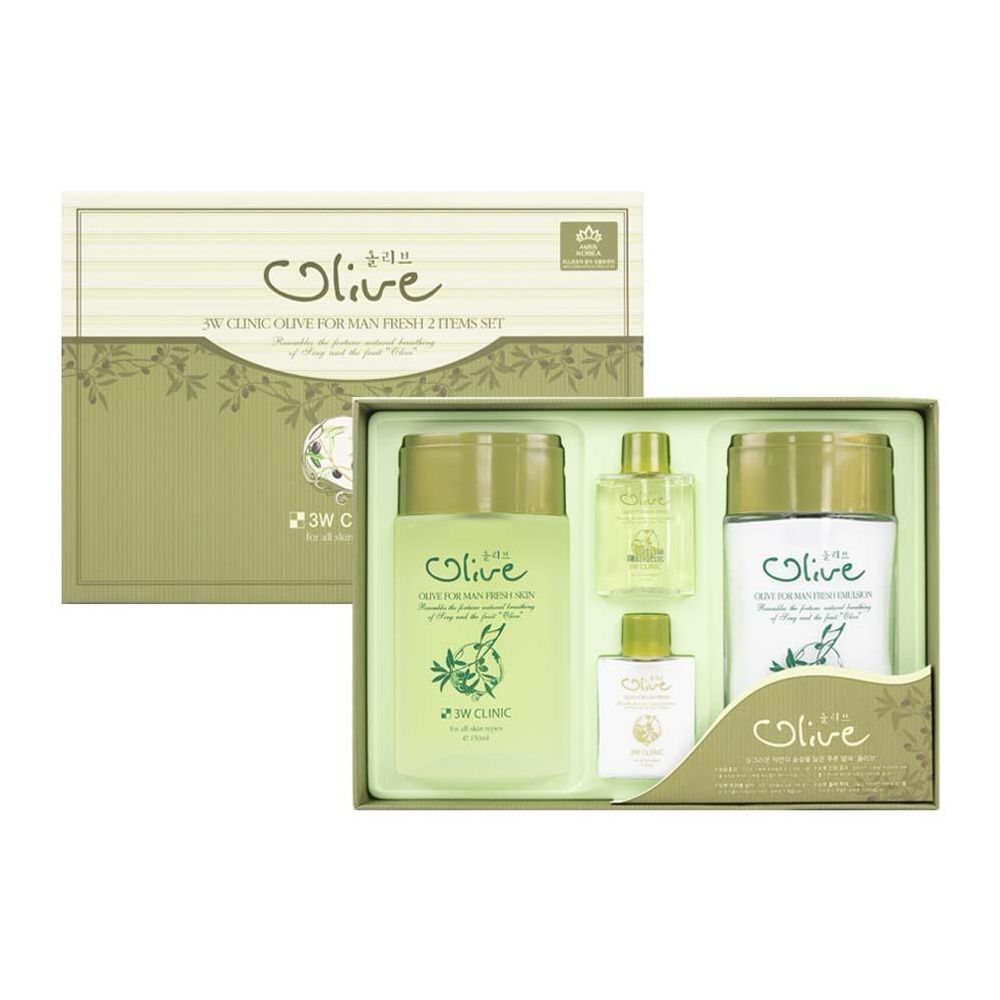 3w Clinic YPFXVZDJ Olive For Men Fresh 2-piece set