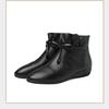 Fashion Women's Autumn Winter New Bow Solid Color Short Boots European American 2024 Fashion Size 34-44 3cm Thick Sole Ankle Boots