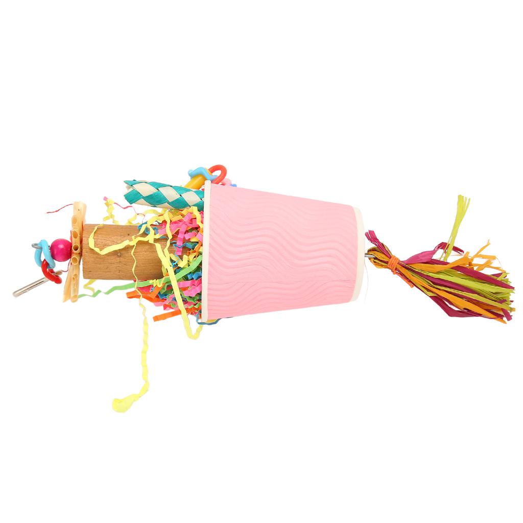 Papagei Futtersuche Zerkleinern Spielzeug Vogel Hängespielzeug Papagei Futtersuche Falle Becher Papier Zerkleinern Spielzeug für