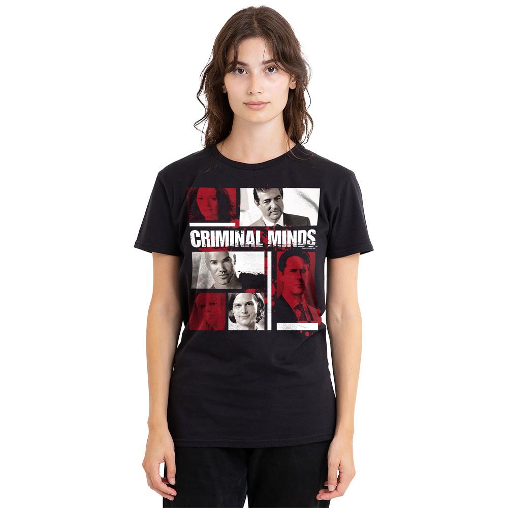 Criminal Minds Unisex Erwachsenen Charakter Boxen T-Shirt