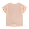 Children's Striped Flare Pants & Short Sleeve T-Shirt Set for Spring/Summer
