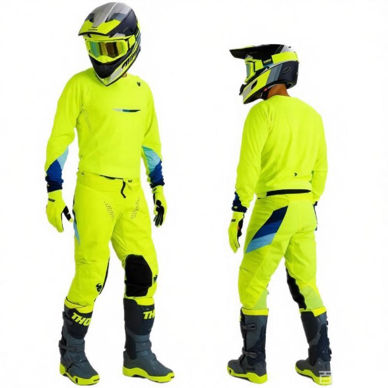 Quick-Dry Cycling Jersey Set Breathable Performance Kit Mountain Bike Downhill Riding Unisex