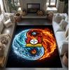 Bayer Leverkusen Football Print Crystal Velvet Rug, Comfortable Water Absorbent Non Slip Indoor Floor Carpet