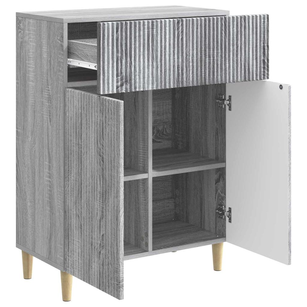 Sideboard Grey Sonoma 66 x 34.5 x 90 cm Particleboard