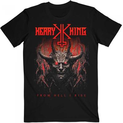 Kerry King Camiseta unisex para adultos From Hell I Rise Cover