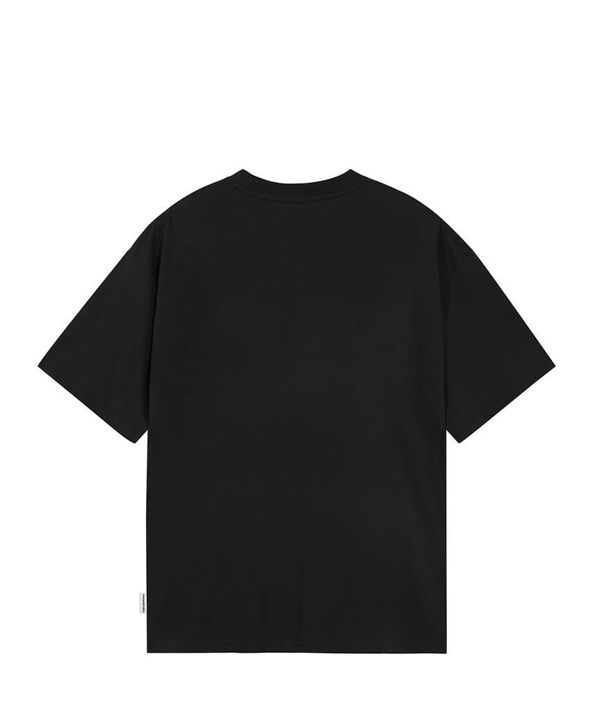GAINSBORO 3D Star Logo T-Shirt_Black/Blue