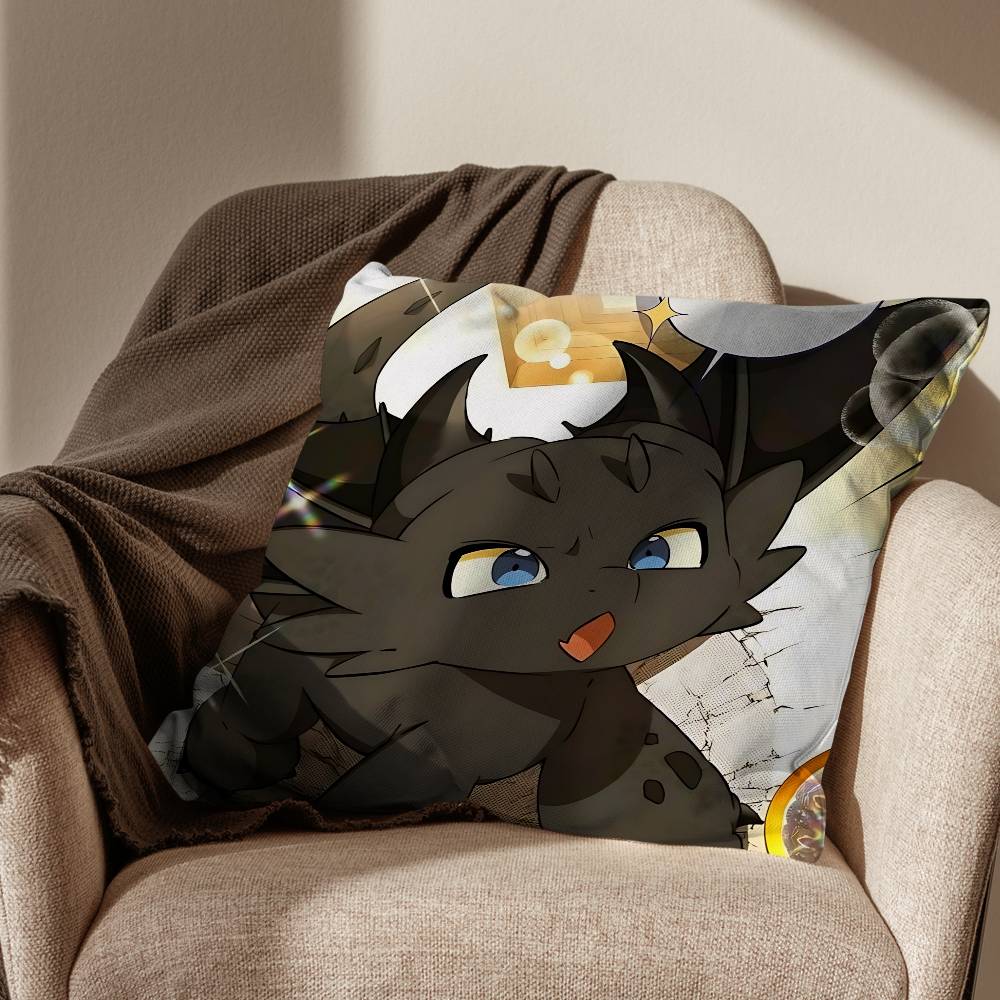 Cale Henituse TCF Raon Miru Pillow Case Sofa Living Room Bedroom Headboard Backrest Cushion Square Cushion Nap Time