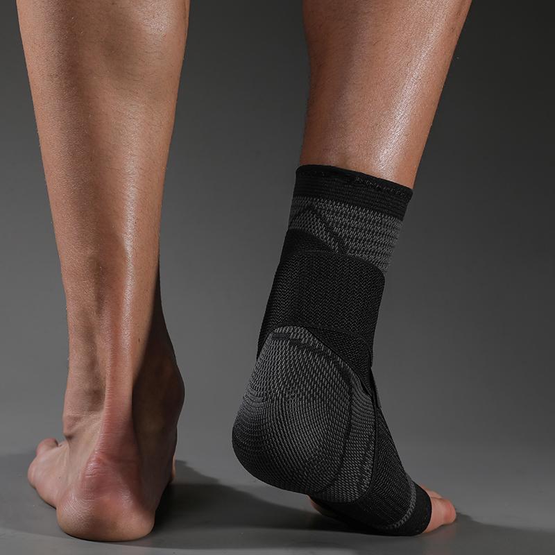 Vbosi Manica di Supporto per Caviglia 1 Pezzo Elastica Traspirante Sportiva con Compressione Per Donne e Uomini Per Corsa Pallacanestro Yoga
