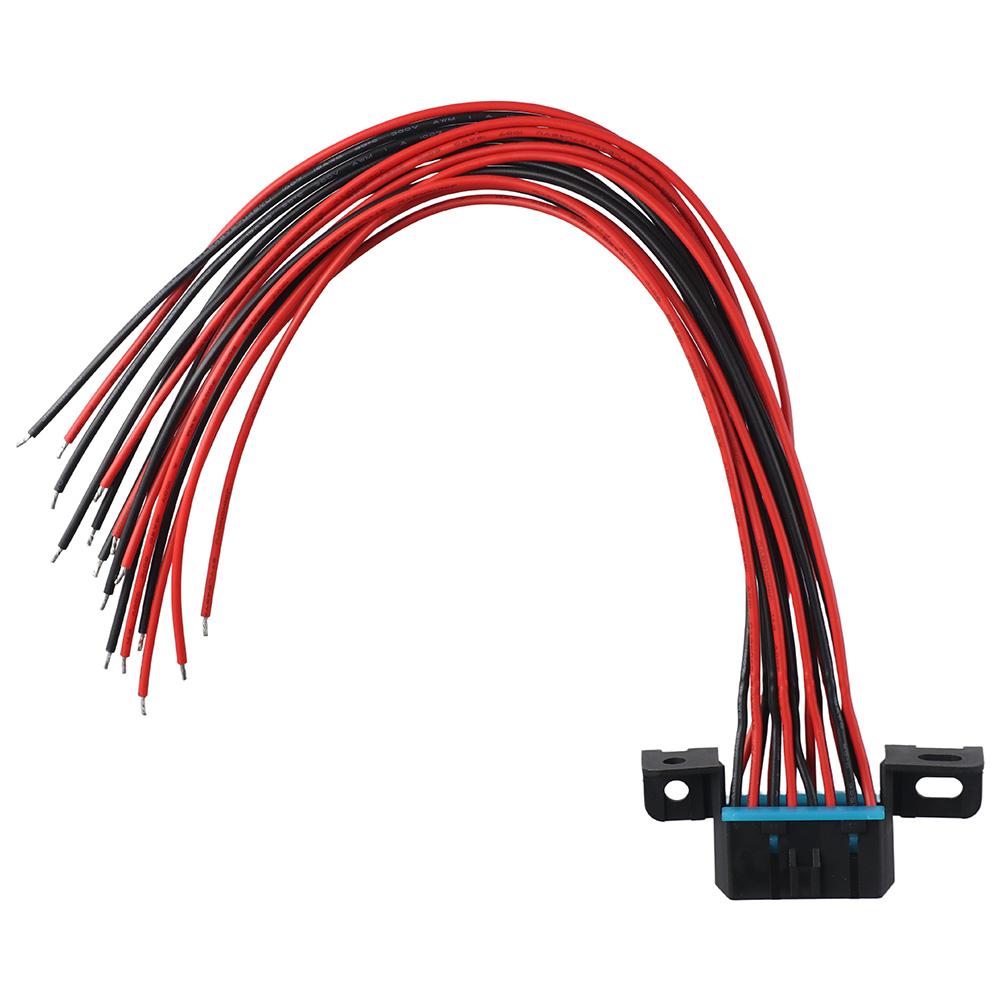 Copper Wire OBD J1962F OBD2 16 Pin Metal Dash Port Open Tinned Wire Full Cable Vehicle
