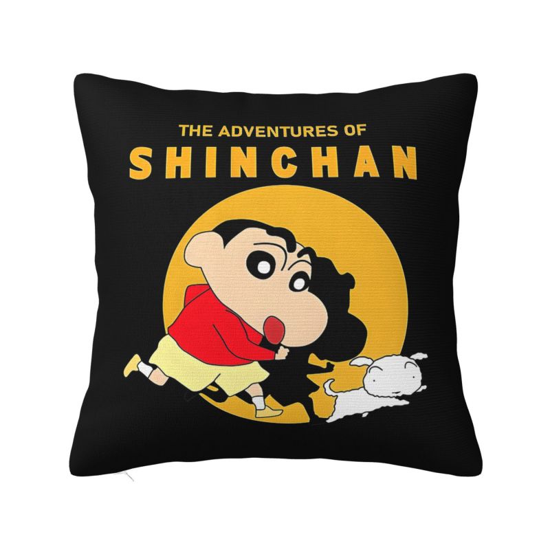 Custom Crayons Shins Chans Cartoon Luxury Throw Pillow Covers Anime Manga Car Cushion 30cmx30cm