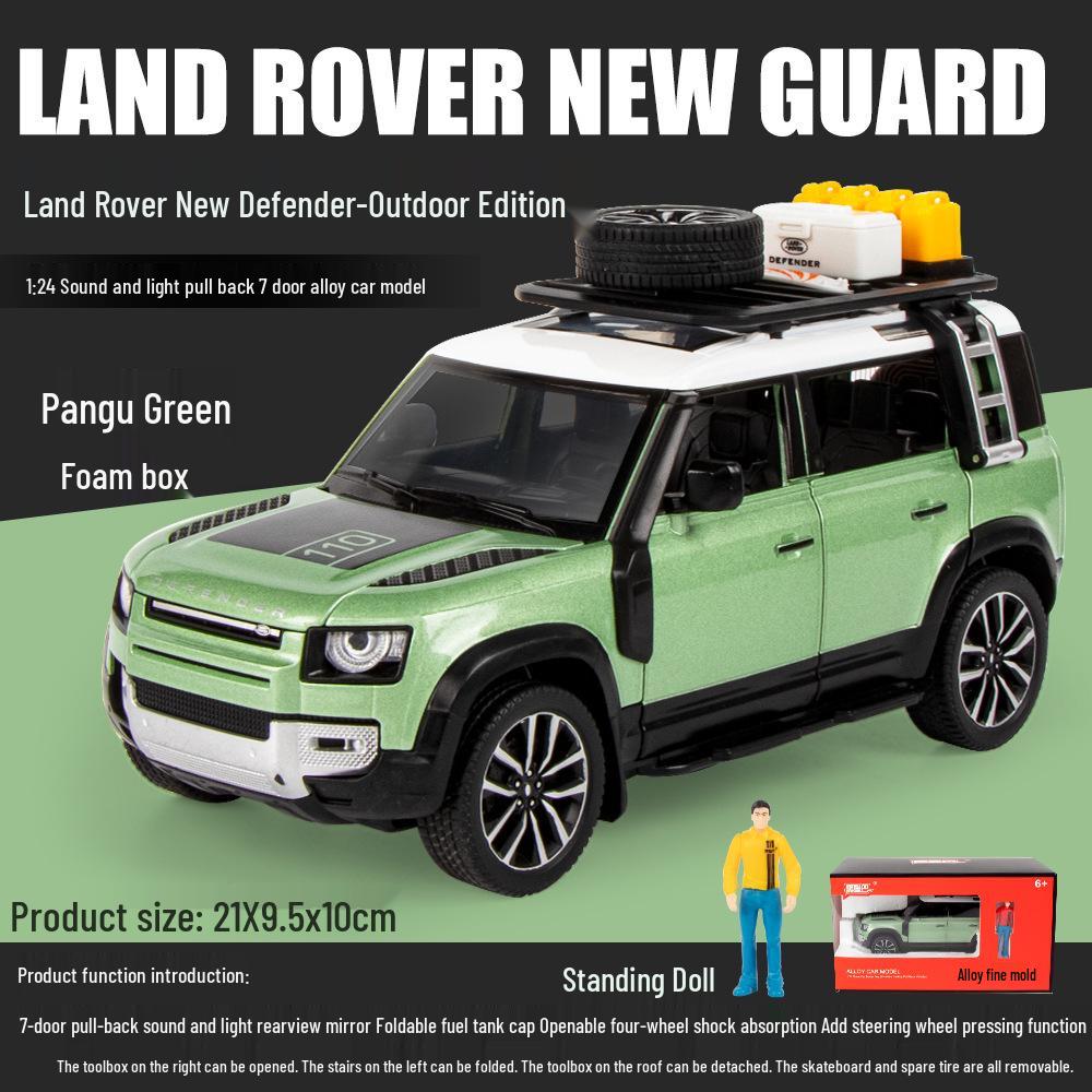 1:24 G63 Alloy Off-Road Toy Car, Six-Doors Open, Light & Sound, Pull-Back Action for Kids